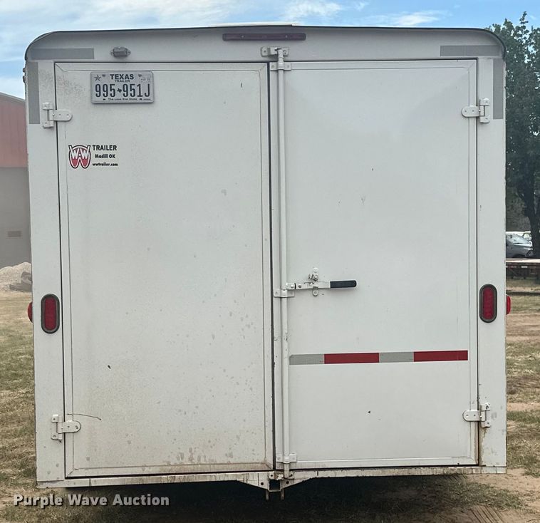 image for item ML9102 2017 W-W  enclosed cargo trailer with spray foam insulation system