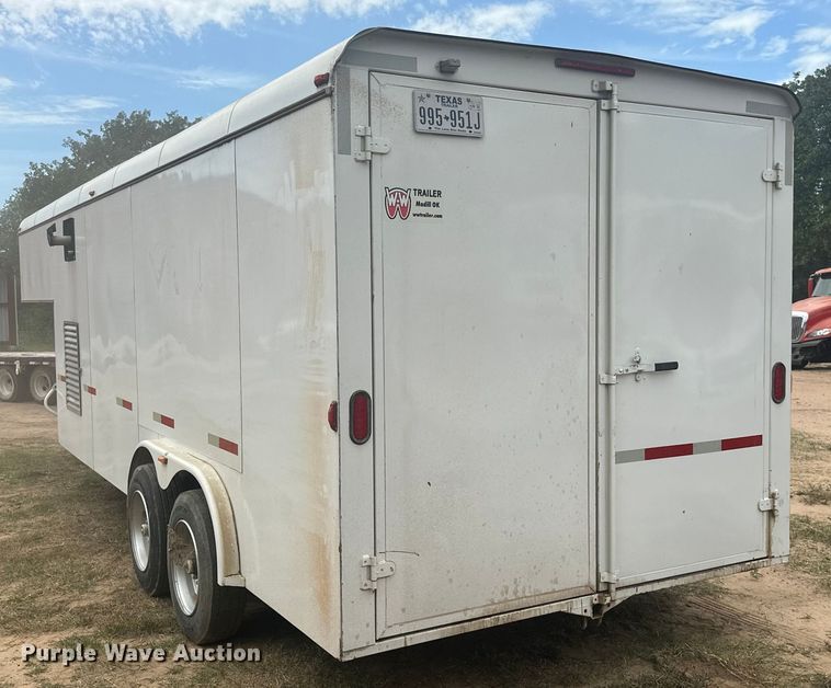 image for item ML9102 2017 W-W  enclosed cargo trailer with spray foam insulation system