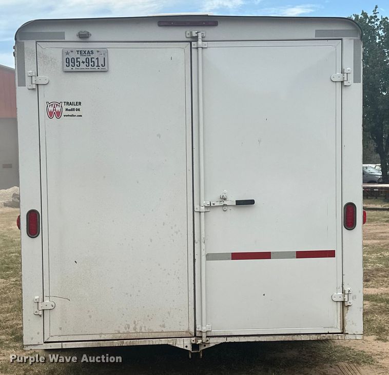 image for item ML9102 2017 W-W  enclosed cargo trailer with spray foam insulation system