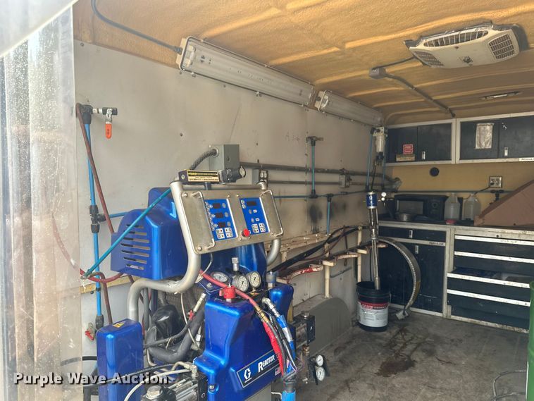 image for item ML9102 2017 W-W  enclosed cargo trailer with spray foam insulation system