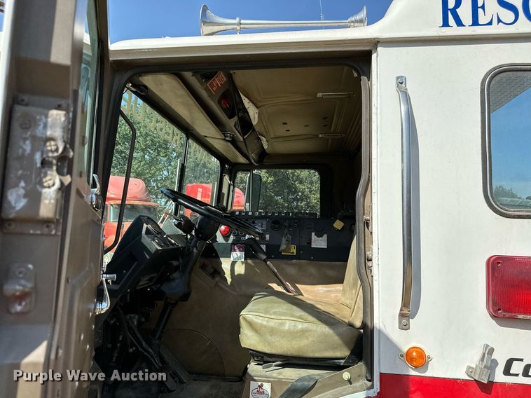 image for item ML9108 1985 Mack MC686FC  rescue vehicle