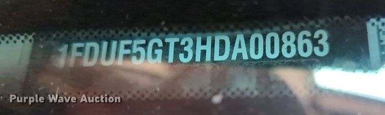 image for item MX9358 2017  Ford F550 Super Duty XL  sewer jetter truck