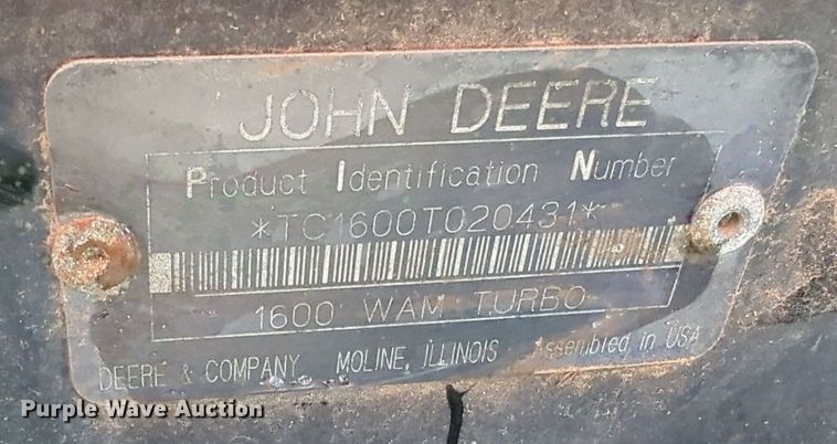 image for item MY9897 John Deere 1600 Turbo  lawn mower