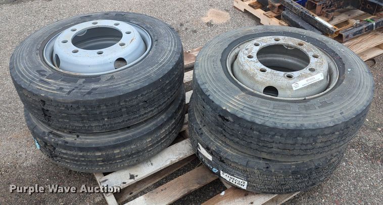 image for item MY9909 (4) Triangle TR687 215/75R17.5 tires and wheels