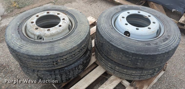 image for item MY9909 (4) Triangle TR687 215/75R17.5 tires and wheels