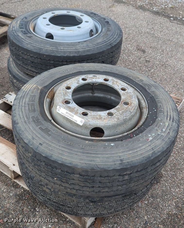 image for item MY9909 (4) Triangle TR687 215/75R17.5 tires and wheels