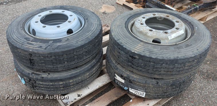 image for item MY9909 (4) Triangle TR687 215/75R17.5 tires and wheels