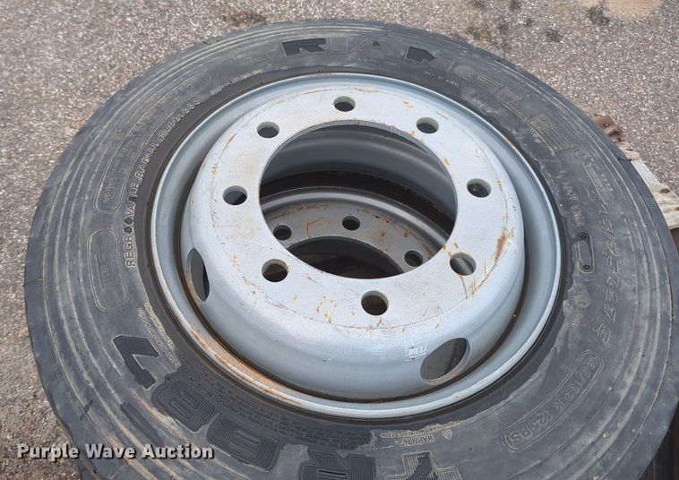 image for item MY9909 (4) Triangle TR687 215/75R17.5 tires and wheels