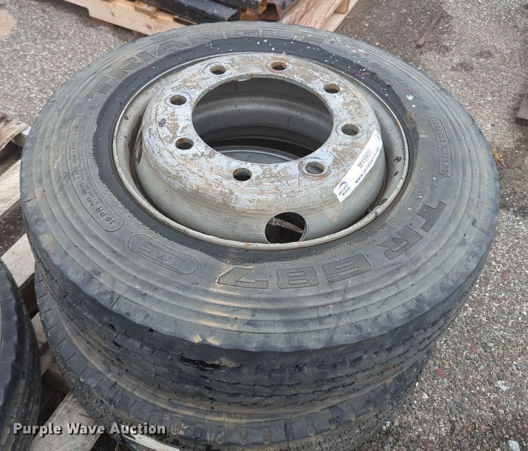 image for item MY9909 (4) Triangle TR687 215/75R17.5 tires and wheels