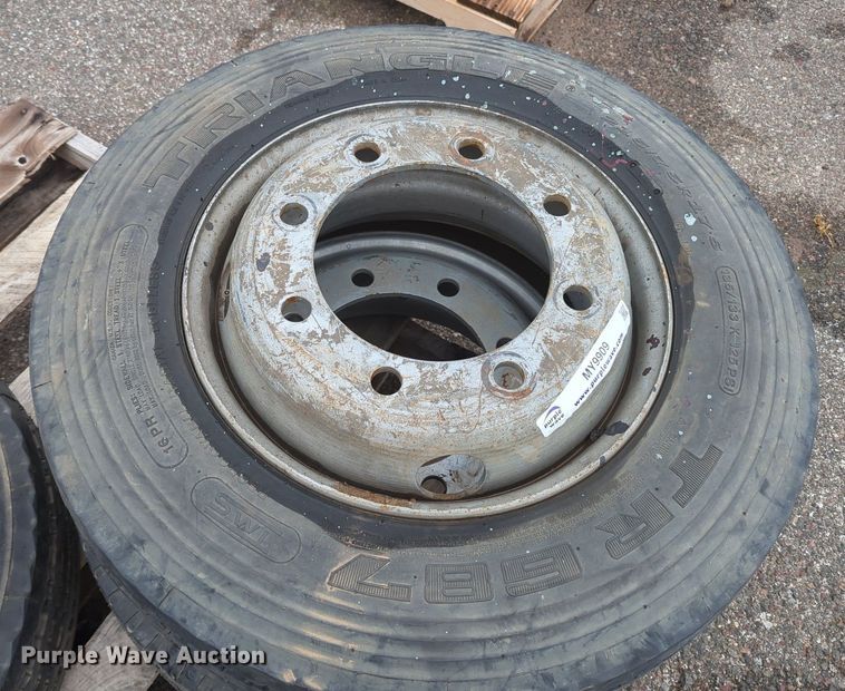 image for item MY9909 (4) Triangle TR687 215/75R17.5 tires and wheels