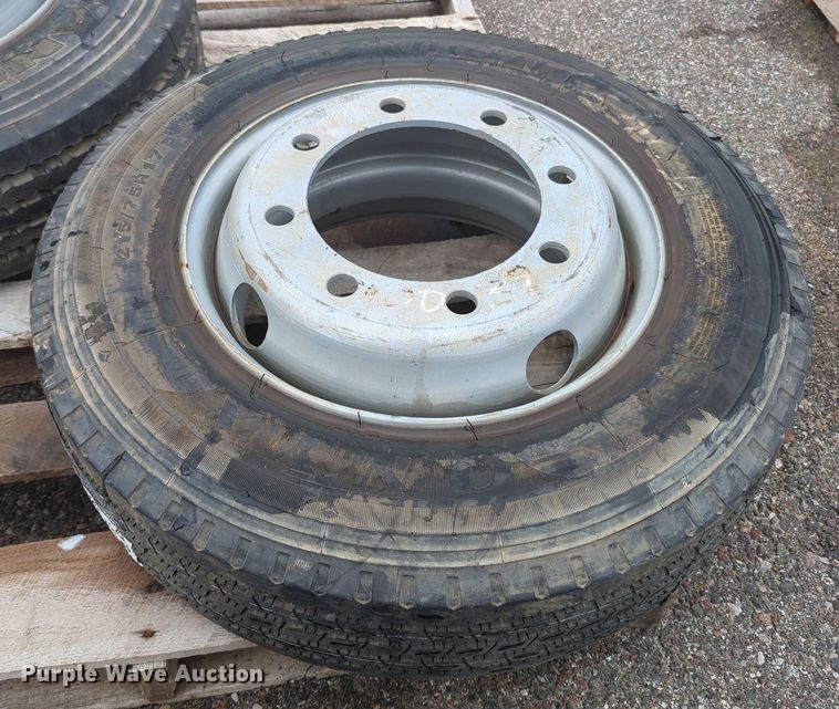 image for item MY9909 (4) Triangle TR687 215/75R17.5 tires and wheels