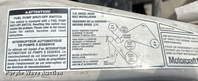 image for item NL9402 2000 Ford F450 Super Duty XL  flatbed truck