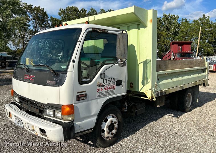 image for item NL9407 2002 GMC W4500  dump truck