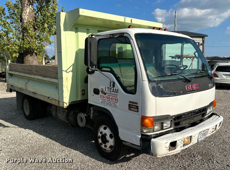 image for item NL9407 2002 GMC W4500  dump truck