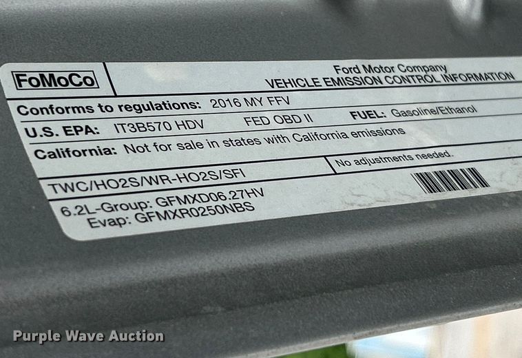 image for item NL9409 2016 Ford F350 Super Duty XLT  Crew Cab pickup truck