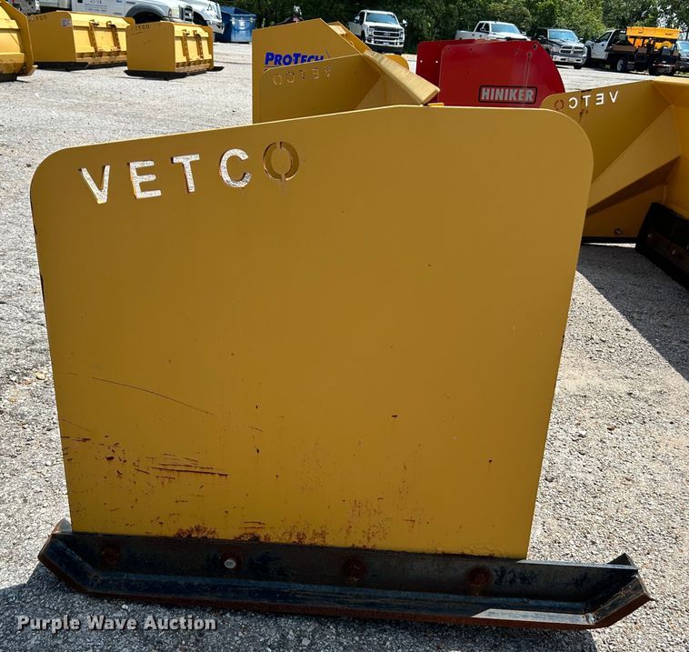 image for item NL9417 (2) VETCO 10'W skid steer snow pushers