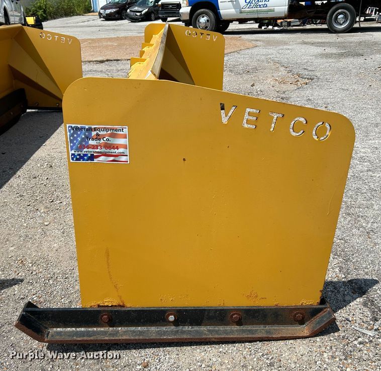 image for item NL9417 (2) VETCO 10'W skid steer snow pushers
