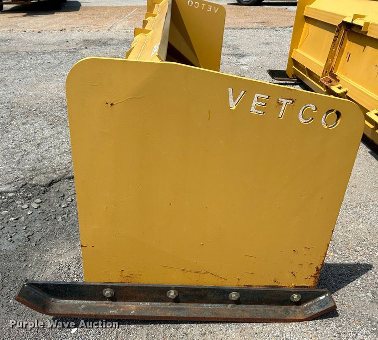 image for item NL9417 (2) VETCO 10'W skid steer snow pushers