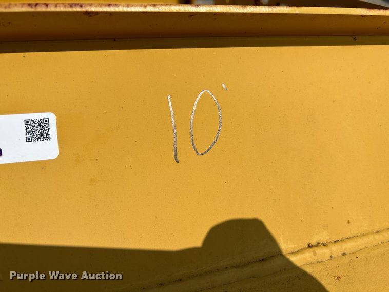 image for item NL9417 (2) VETCO 10'W skid steer snow pushers