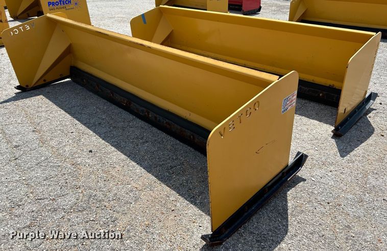 image for item NL9418 (2) VETCO skid steer snow pushers