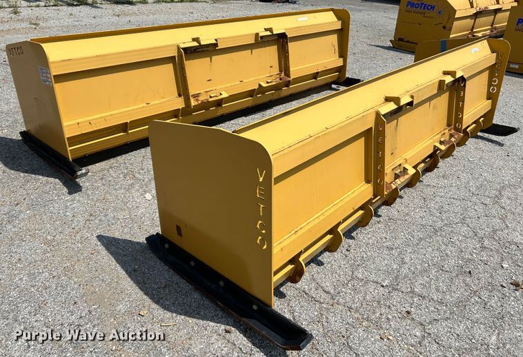 image for item NL9418 (2) VETCO skid steer snow pushers