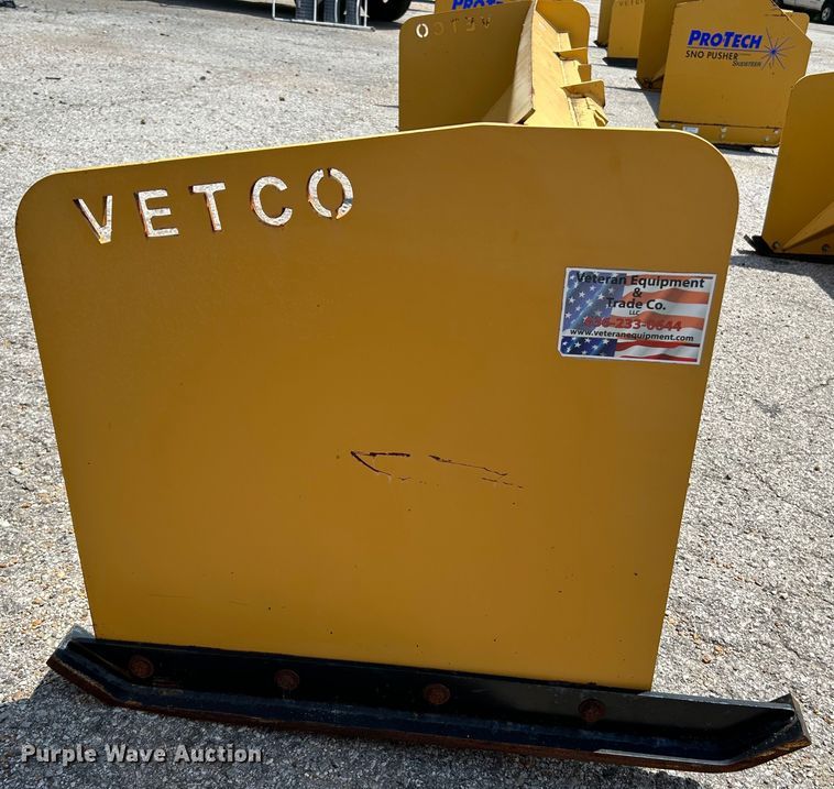 image for item NL9418 (2) VETCO skid steer snow pushers