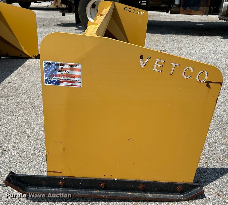 image for item NL9418 (2) VETCO skid steer snow pushers