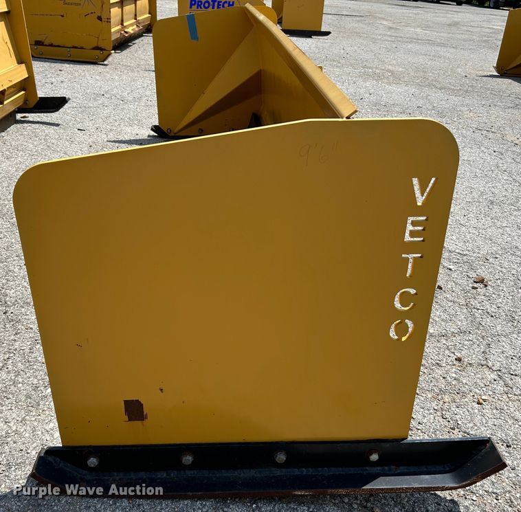 image for item NL9418 (2) VETCO skid steer snow pushers