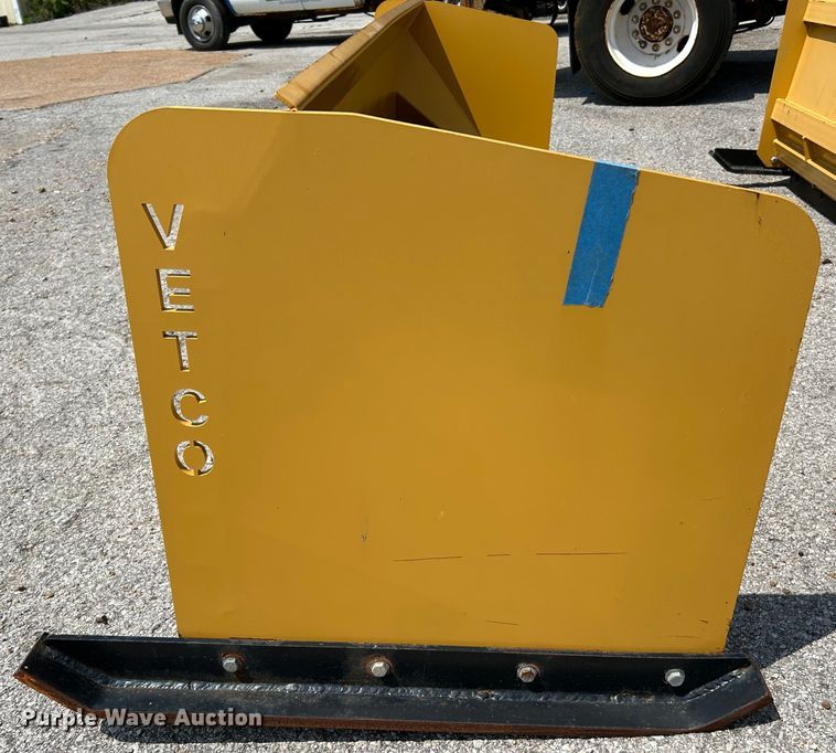 image for item NL9418 (2) VETCO skid steer snow pushers