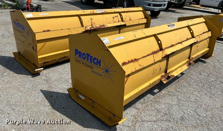 image for item NL9419 (2) Pro-Tech 10'W skid steer snow pushers