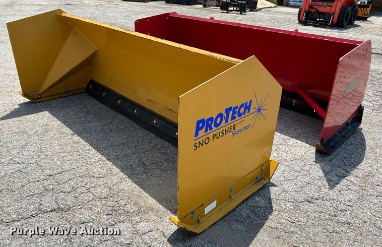 image for item NL9420 (2) 8'W skid steer snow pushers
