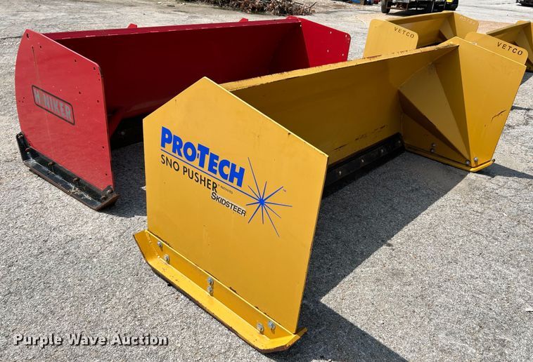 image for item NL9420 (2) 8'W skid steer snow pushers