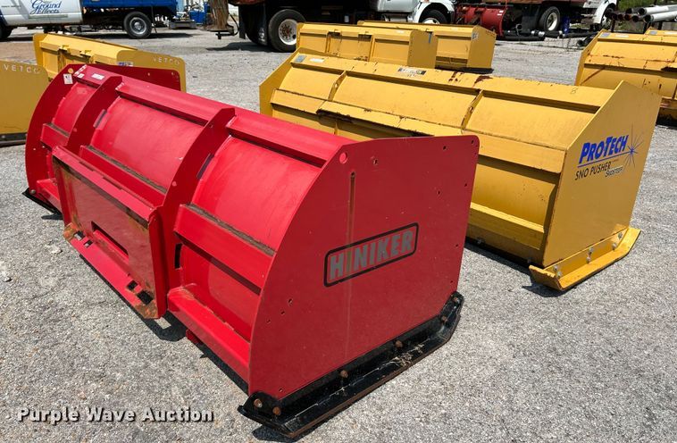 image for item NL9420 (2) 8'W skid steer snow pushers