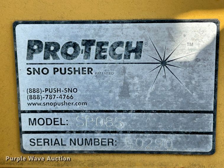 image for item NL9420 (2) 8'W skid steer snow pushers