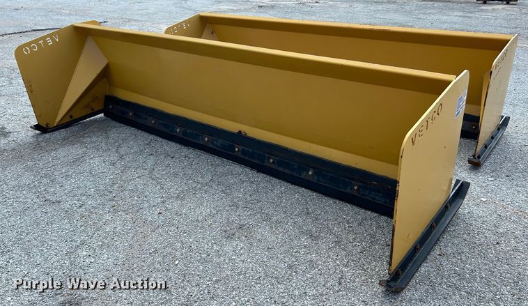 image for item NL9421 (2) Pro-Tech 10'W skid steer snow pushers