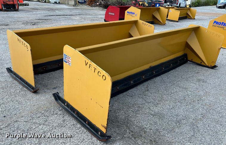 image for item NL9421 (2) Pro-Tech 10'W skid steer snow pushers