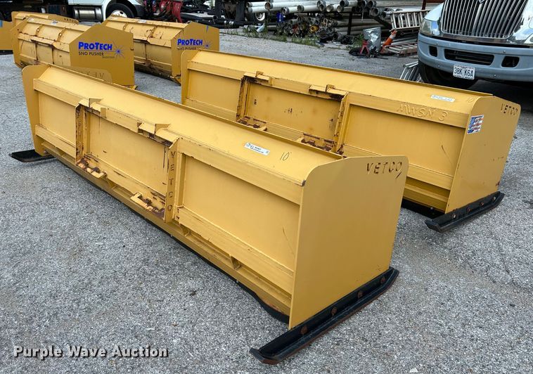 image for item NL9421 (2) Pro-Tech 10'W skid steer snow pushers