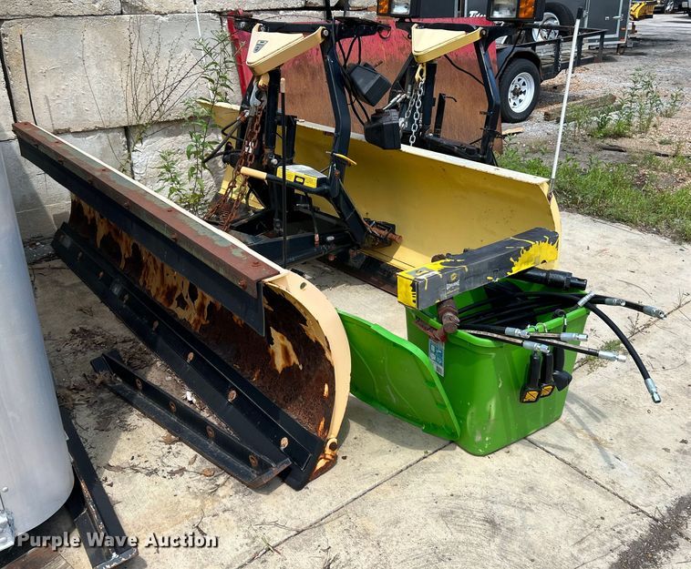 image for item NL9428 (2) Fisher 8'W snow plows