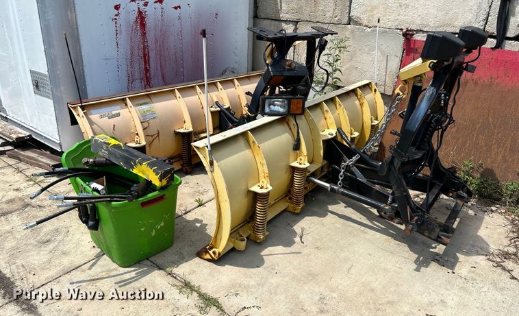 image for item NL9428 (2) Fisher 8'W snow plows