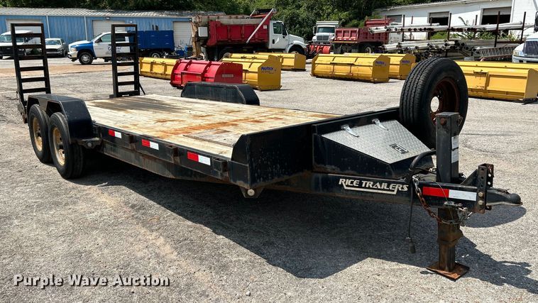 image for item NL9430 2015 Rice Trailers FMEH8220  utility trailer