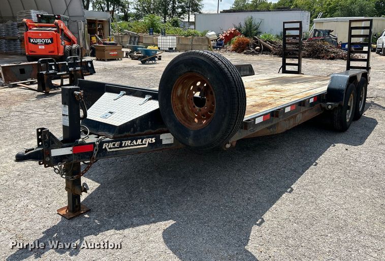 image for item NL9430 2015 Rice Trailers FMEH8220  utility trailer