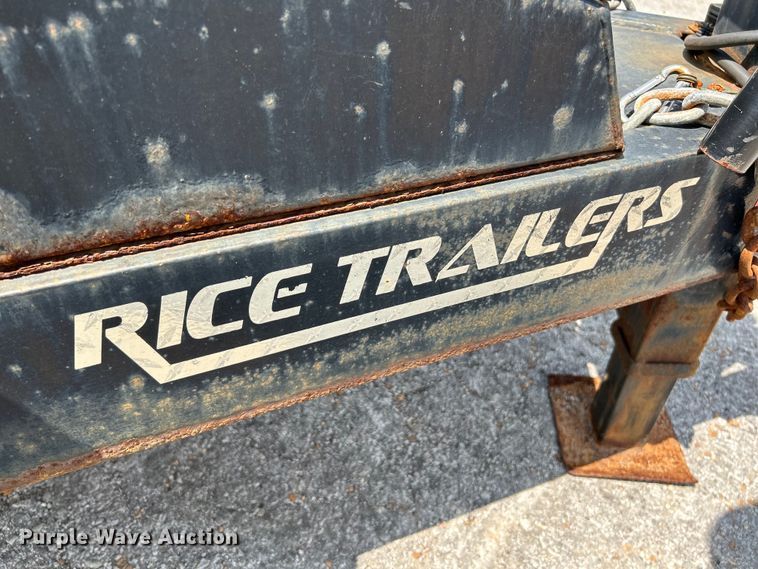 image for item NL9430 2015 Rice Trailers FMEH8220  utility trailer