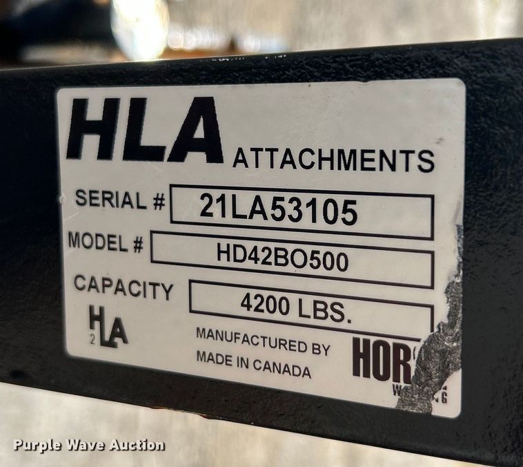 image for item NL9435 (3) skid steer attachments