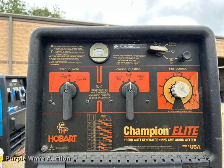 image for item NL9483 Hobart Champion Elite  welder/generator