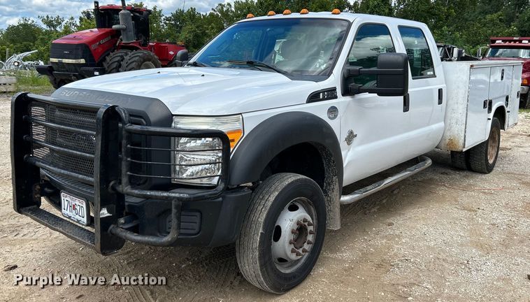 image for item NL9486 2015  Ford F550 Super Duty XL  Crew Cab utility / service truck