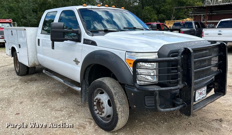 image for item NL9486 2015  Ford F550 Super Duty XL  Crew Cab utility / service truck