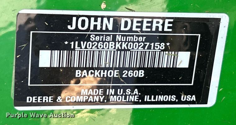 image for item NL9522 2019 John Deere 1025R  tractor