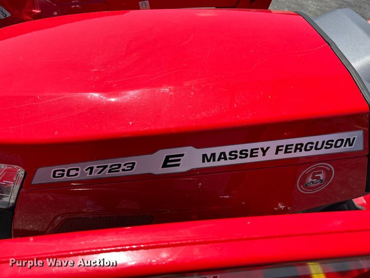 image for item NL9523 2021 Massey Ferguson GC1723  tractor