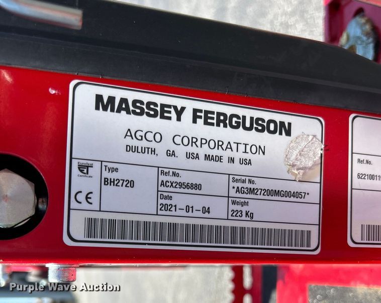 image for item NL9523 2021 Massey Ferguson GC1723  tractor