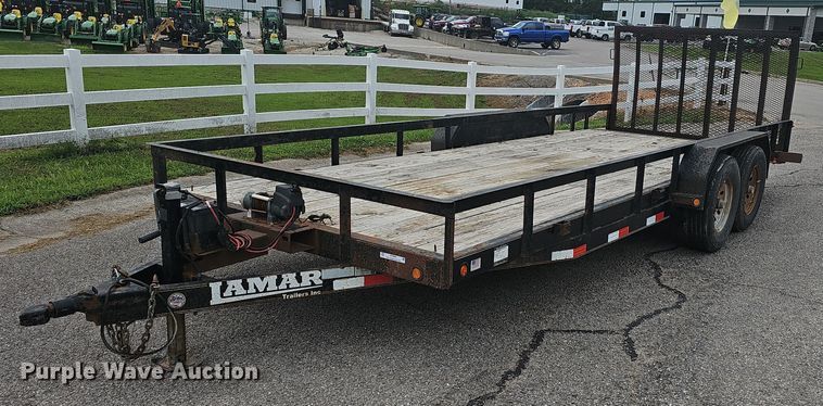 image for item NT9909 2016 Lamar  utility trailer